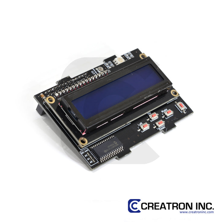 16x2 RGB Character LCD Keypad Hat for Raspberry Pi 16x2 RGB Character LCD Keypad Hat for Raspberry Pi